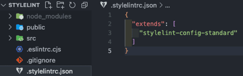 stylelintrc.json 캡처 화면